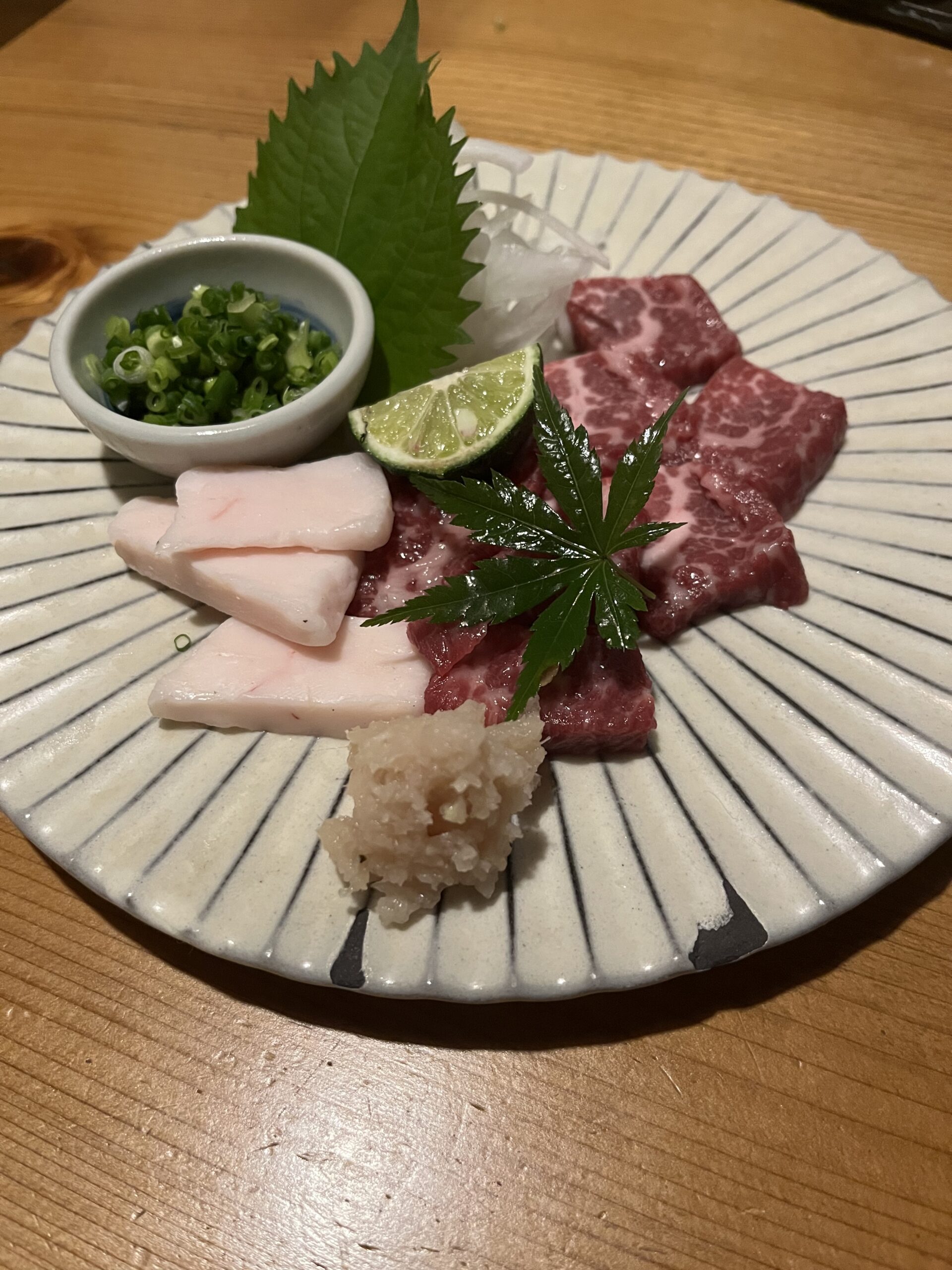 大満足だった馬刺と温かい接客