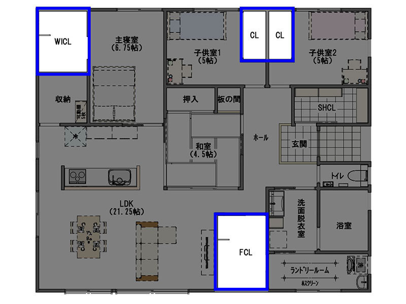 平屋一戸建てに必要な土地の広さ 坪数とは 間取り 人数別にご紹介 My Home Plus 家づくりコラム 悠悠ホーム 福岡 熊本 佐賀のハウスメーカー