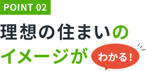 理想の住まいのイメージがわかる!