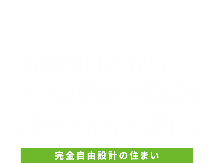 完全自由設計の家