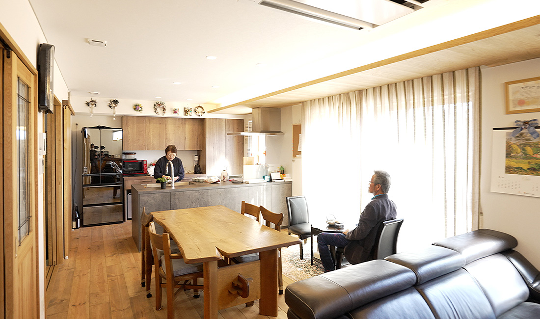 土間のある快適な暮らしを実現した完全自由設計の平屋