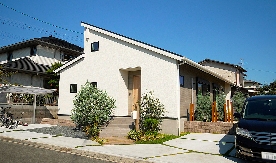 マンションのような平面的な暮らしができる理想の平屋