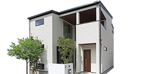 開放的な中庭のある暮らし