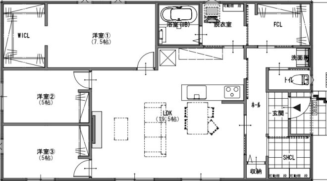 間取り図（1F）