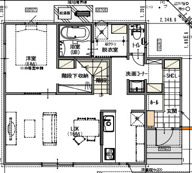 間取り図（1F）