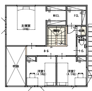 間取り図（2F）