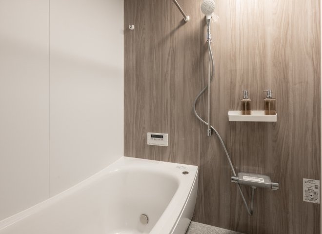 トレンドを取り入れたお掃除が楽なバスルーム