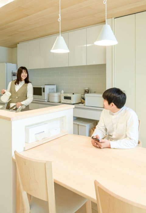 シンプルで機能的な暮らしを実現した家