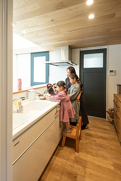 家事動線にこだわった家 ~キッチンを中心に考えました~