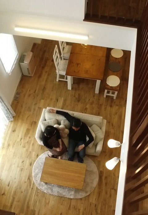 カントリーと言えば馬ははずせない(笑)
かわいさと機能性にこだわった家。