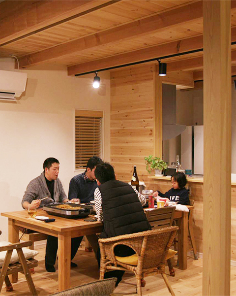 人が集まるナチュラル&フリーの家