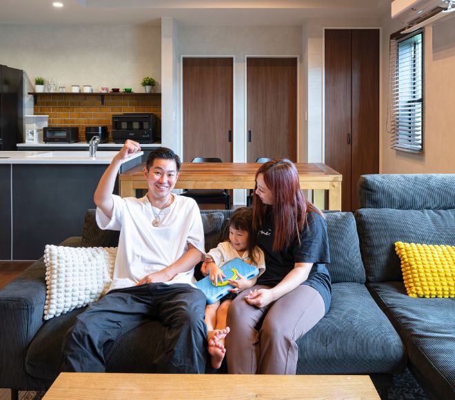 『健康』に気遣う家づくりに共感。多彩な提案で理想の家を導き出してくれた