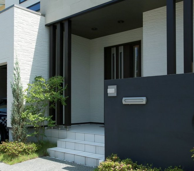 ビルトインガレージのある家