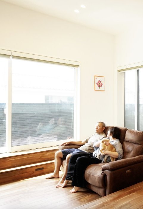2階リビングで家族が一緒にいられる空間が実現