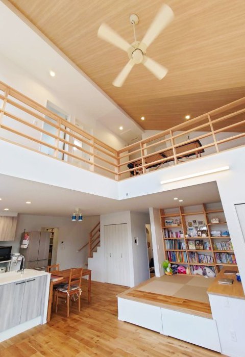 木の香りが広がる大空間リビング〜健康で快適に過ごせる理想の暮らし〜