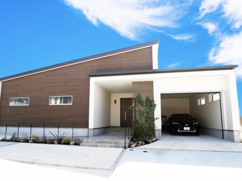 土間のある快適な暮らしを実現した完全自由設計の平屋