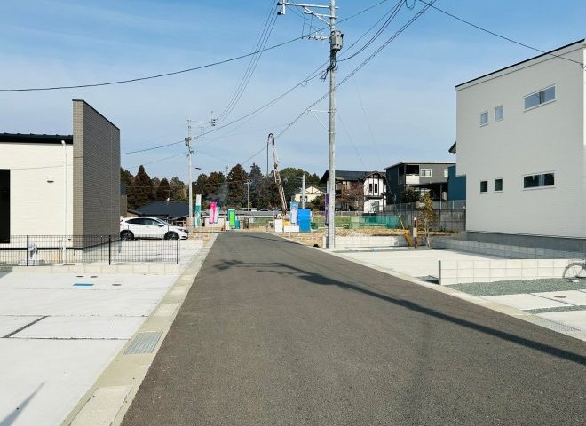 分譲地内前面道路