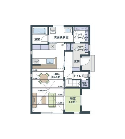 1階間取り図 拡大