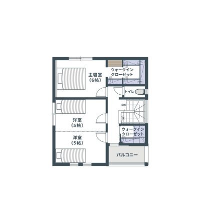 2階間取り図 拡大