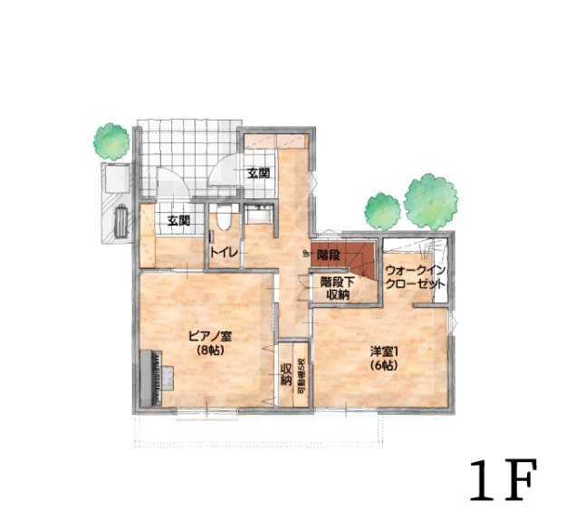 1階を店舗、2-3階を生活スペースとして活用できる!ライフスタイルと共に使い方を変えられる3階建ての家