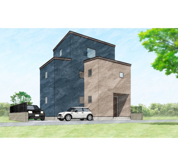 1階を店舗、2-3階を生活スペースとして活用できる!ライフスタイルと共に使い方を変えられる3階建ての家