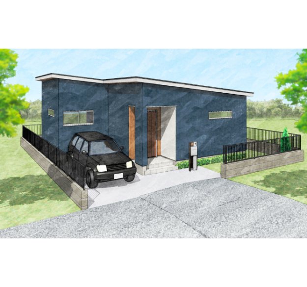 約25坪に欲しいものを全部詰め込んだ欲張り間取り！の平屋の家