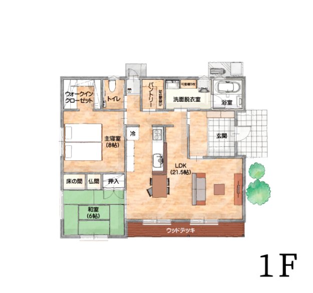 デザイン性も機能性も追求したカリフォルニアスタイルの平屋の家