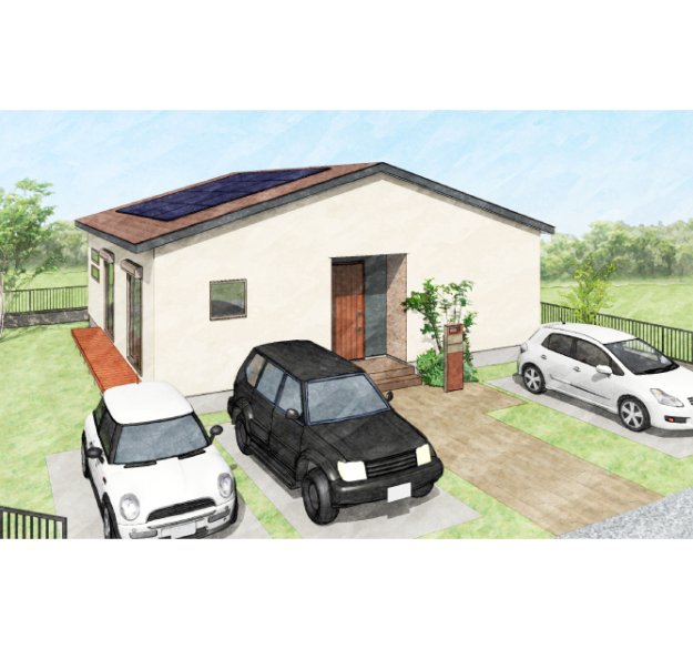 玄関⇔パントリー⇔洗面室でバッチリ帰宅動線！家事ラク要素が詰まった平屋の家