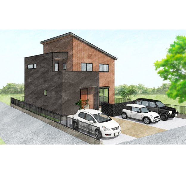 奥様必見！和室を中心とした回遊動線が秀逸な2階建ての家