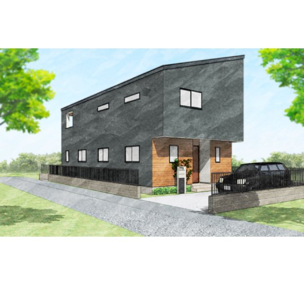 2階LDK＆水回り！趣味を楽しむバイクガレージがある2階建ての家