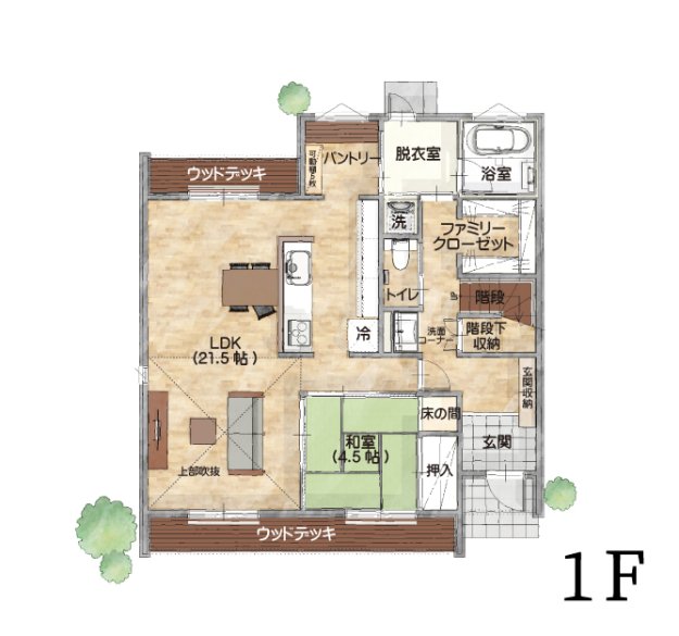 子育て世代にオススメしたい！見守り動線と家事ラク動線にこだわった2階建ての家