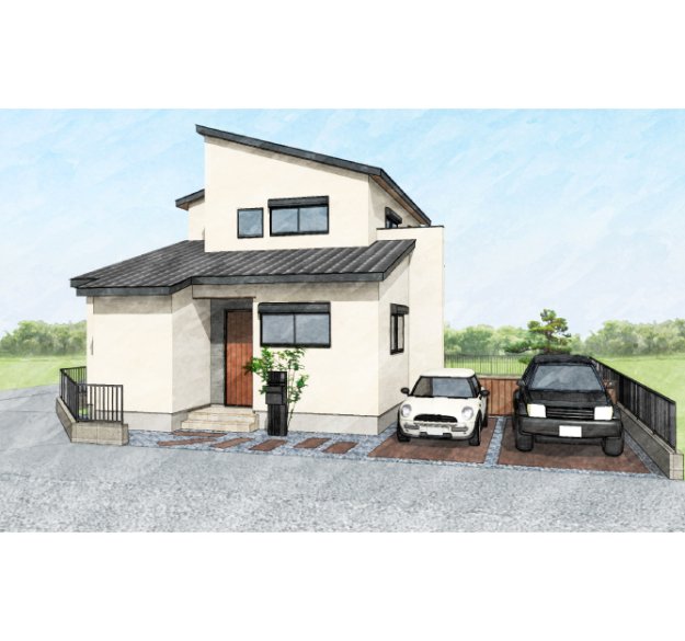 収納充実！回遊動線で家族が快適に過ごせる2階建ての家