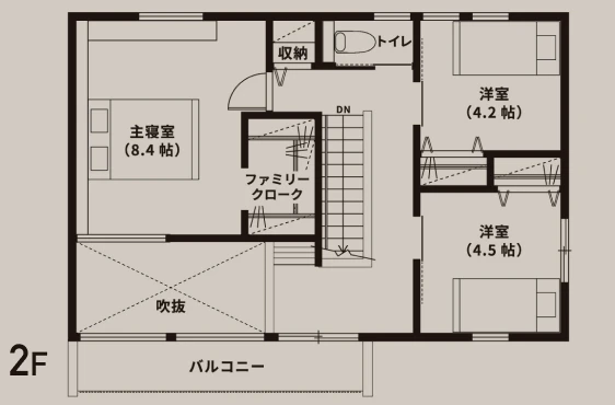 2階間取り図